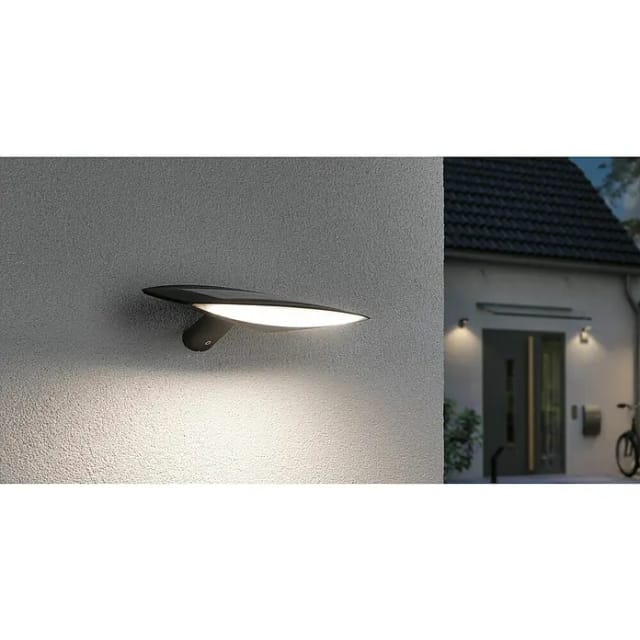 PLM 94340 - Outdoor Solar Wandleuchte Kiran 400lm