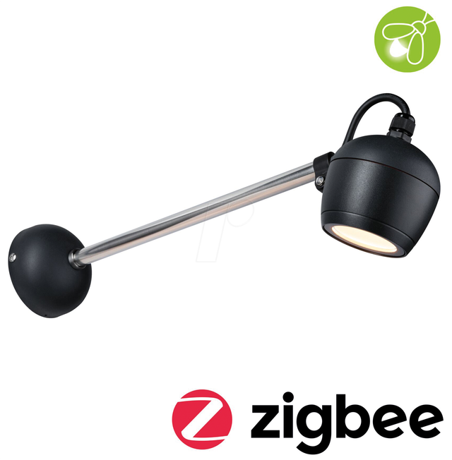 PLM 94772 - Außenstrahler Kikolo, 6,2 W, 400 lm, TW, IP65, Zigbee