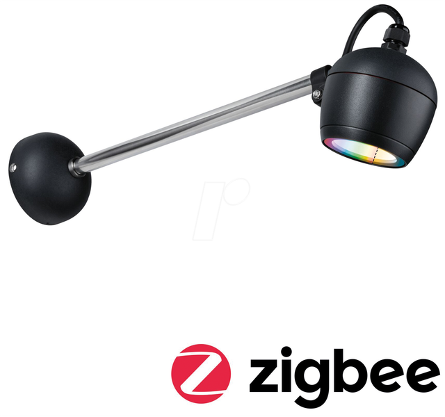 PLM 94773 - Außenstrahler Kikolo, 6,2 W, 440 lm, RGBW, IP65, Zigbee