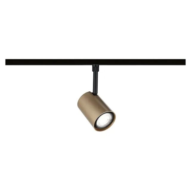 PLM 94917 - URail Schienenspot Luxe, GU10, max. 10 W, dimm, schwarz/gold
