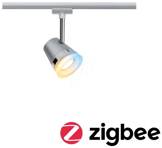 PLM 95526 - URail Schienenspot, Zigbee, GU10, 330 lm, 5 W, Tunable, chrom