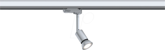 PLM 95527 - ProRail3 Schienenspot Purell, GU10, max. 10 W, dimm, silber/c hr