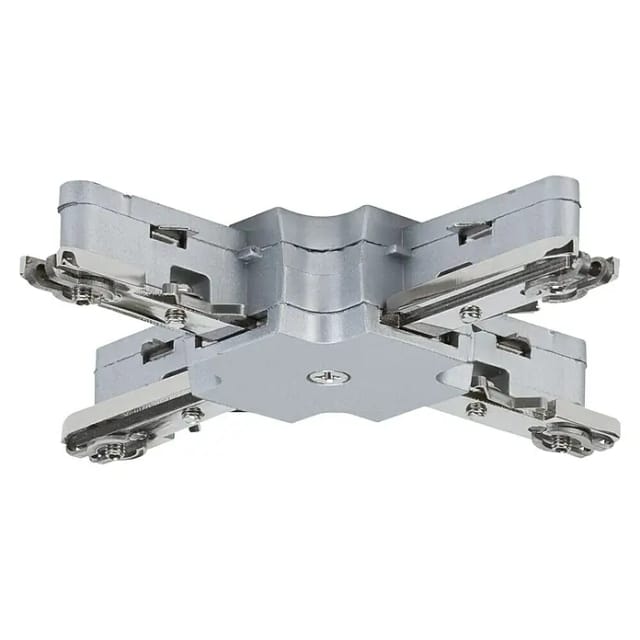 PLM 97657 - URail Verbinder X-Stück, 104x104 mm, max. 1.000 W, chrom