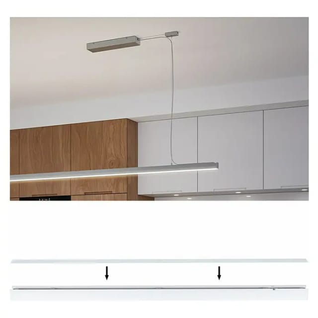 PLM 98209 - Linion Abdeckung, 1 m, gerade, weiß, kunstoff