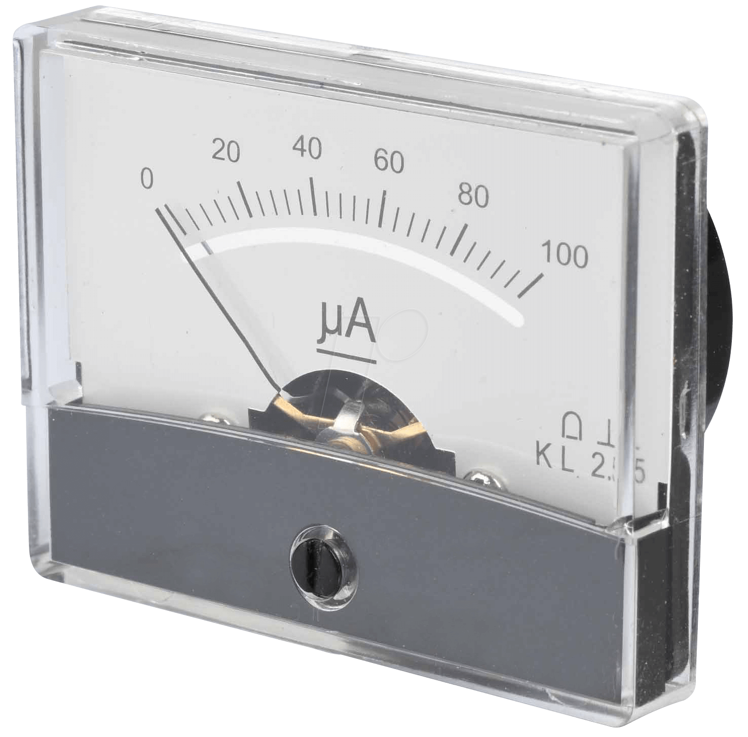PM 2-100µA - Drehspul-Messwerk, 100 µA, 60x46 mm