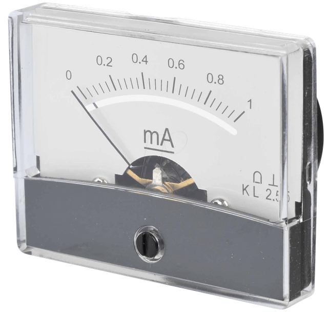 PM 2-1MA - Drehspul-Messwerk, 1 mA, 60x46 mm