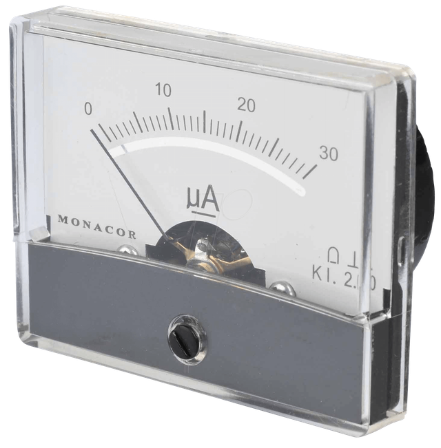 PM 2-30µA - Drehspul-Messwerk, 30 µA, 60x46 mm