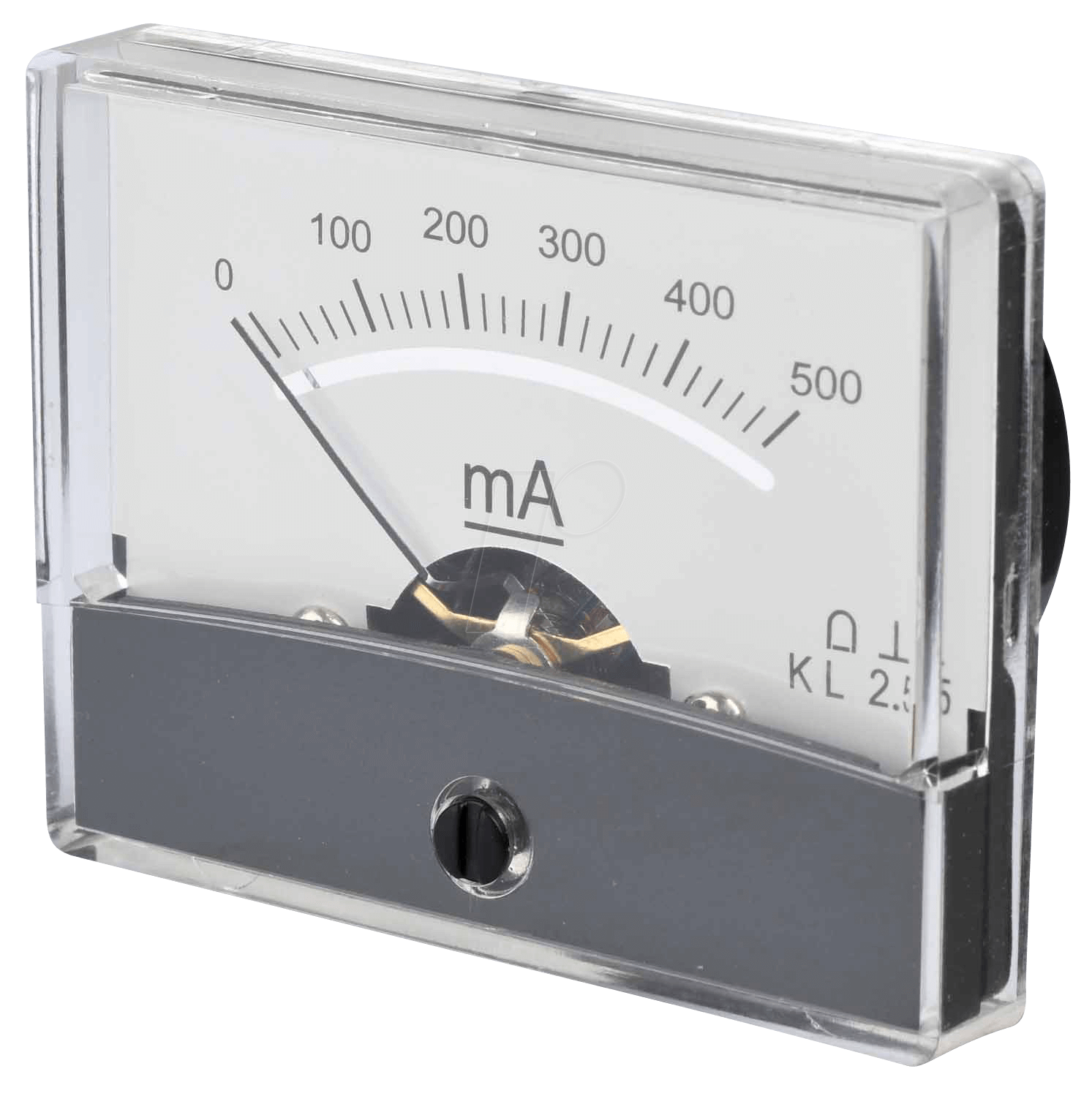 PM 2-500MA - Drehspul-Messwerk, 500 mA, 60x46 mm