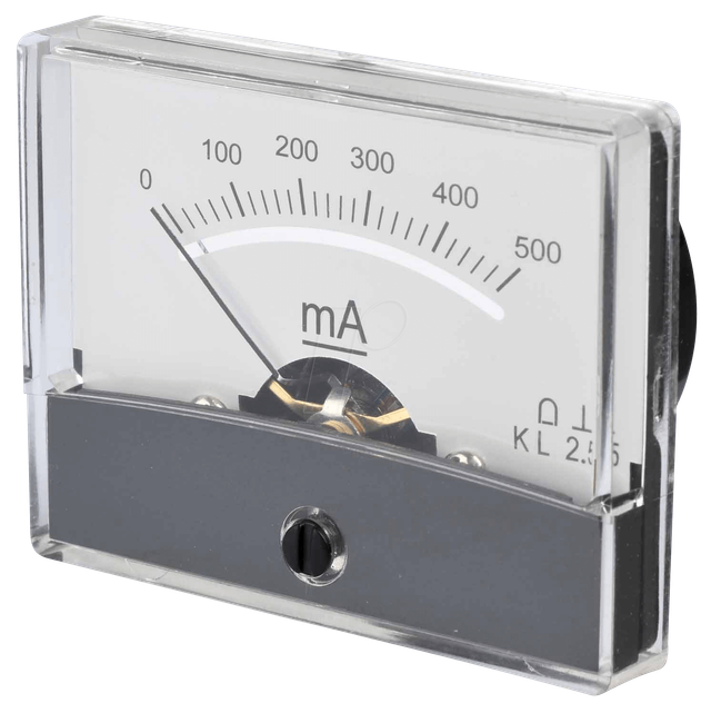 PM 2-500MA - Drehspul-Messwerk, 500 mA, 60x46 mm