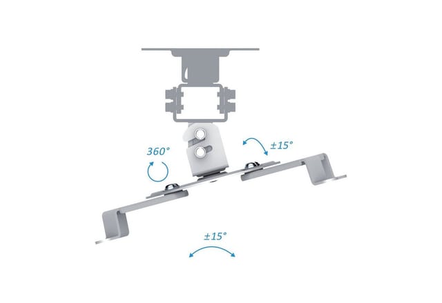 PM-SPIDER-10W - Deckenhalterung für Beamer, max. 13,5 kg, weiß