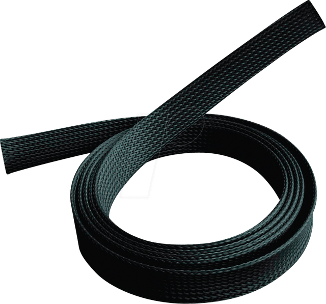 PM-ZCCS-20B - Kunststoff-Geflechtschlauch, Ø 20 mm, schwarz, 1,80 m