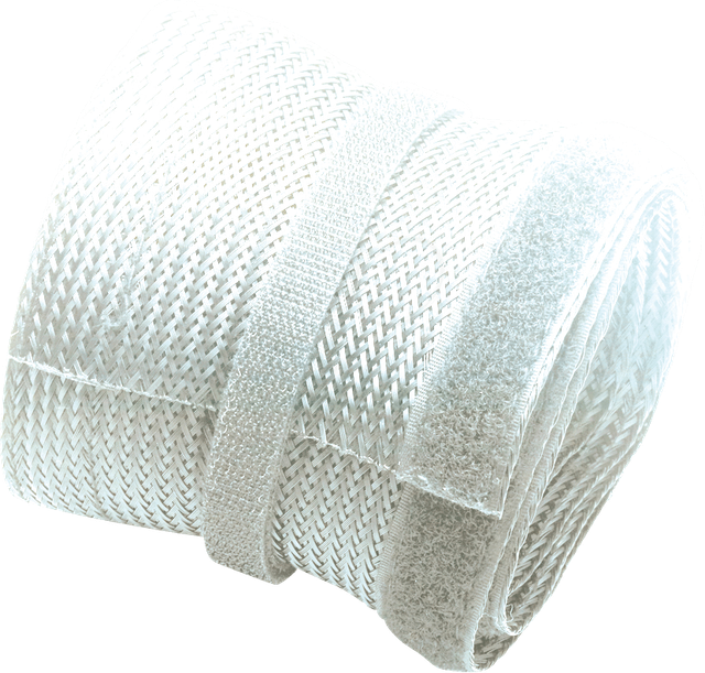 PM-ZCCS-85W - Kunststoff-Geflechtschlauch, Ø 20 mm, weiß, 1,80 m