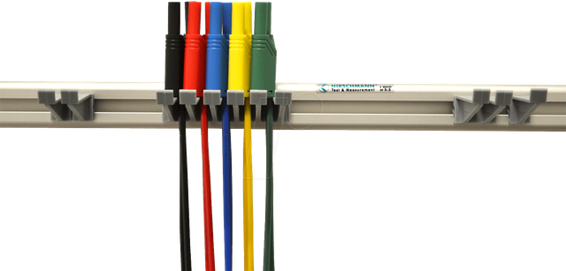 PMS 4 S LMLH - Messleitungsset, 4 mm, mit Halterung, gesichert