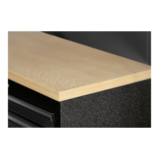 Kraftwerk 8-Element-Schrankwand mit Vierkantlochwand Länge 3819 mm 2824 mm