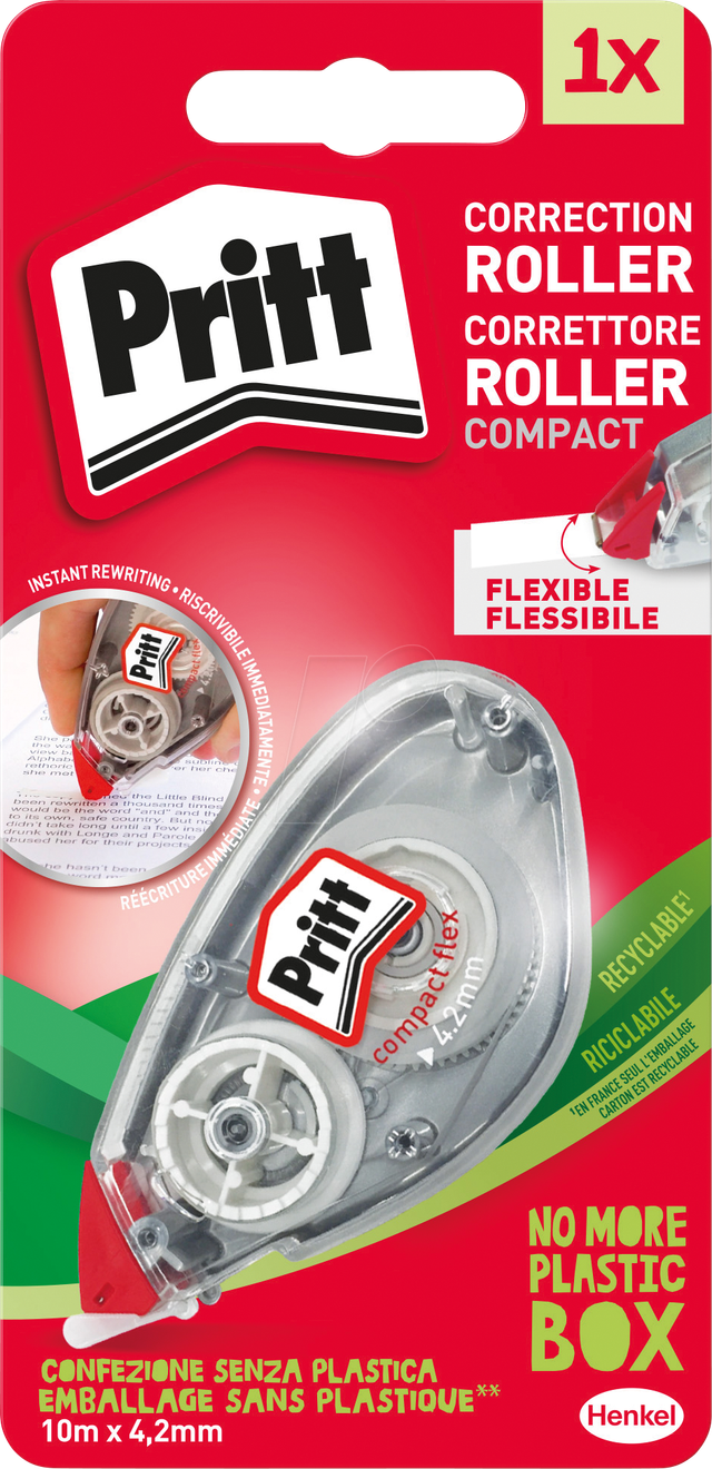 PRITT 9HPCK4B - Korrekturroller, 10 m x 4,2 mm