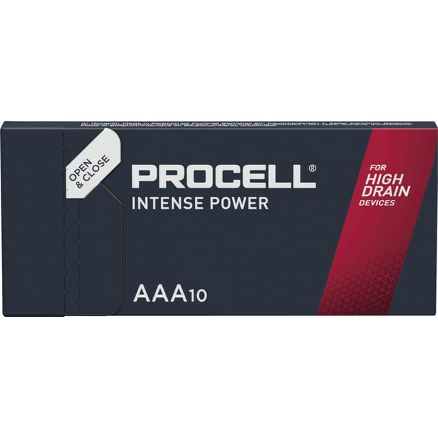 PROCELL INT AAA - Industrie Alkaline Batterie, AAA (Micro), 10er-Pack