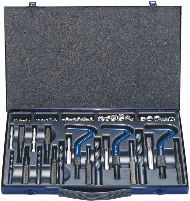 PROFICOIL 40335 - Gewindereperatursatz, Proficoil, M5 - M12, 55 -teilig