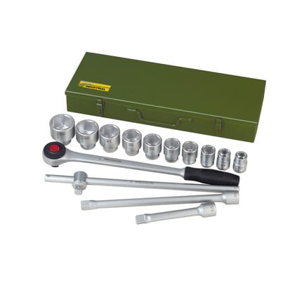 PROXXON 23300 - Steckschlüsselsatz, Außensechskant, 3/4”, 14 -teilig
