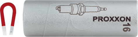 PROXXON 23392 - Steckschlüssel-Einsatz, Außensechskant, 1/2'', 16mm , Zündkerze