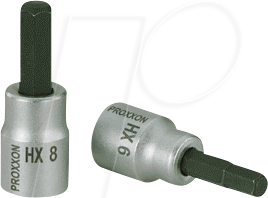 PROXXON 23575 - Steckschlüsseleinsatz, HX 4 mm, 3/8´´