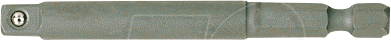 PROXXON 23700 - 1/4'' Bohrmaschinenadapter, 65 mm