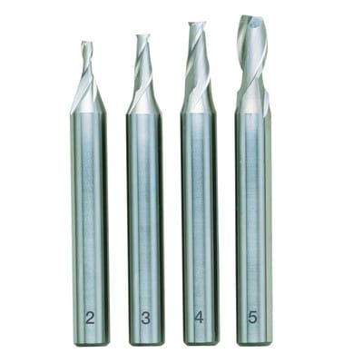 PROXXON 24610 - Schaftfräserset, 4-teilig, Ø 6 mm Schaft