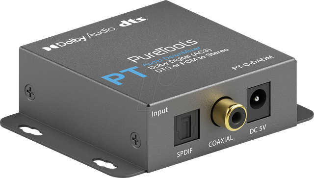 PT-C-DADM - Audio Konverter Digital, > Analog, DAC, Dolby Digital/DTS