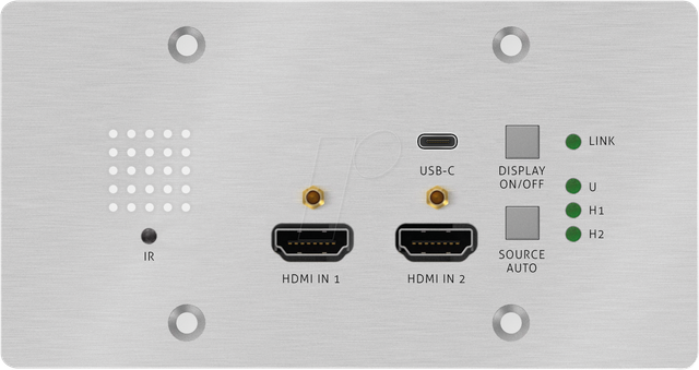 PT-HDBT-703-TXWP - HDMI & USB Extender, Wallplate, 4K 60Hz, 40 m