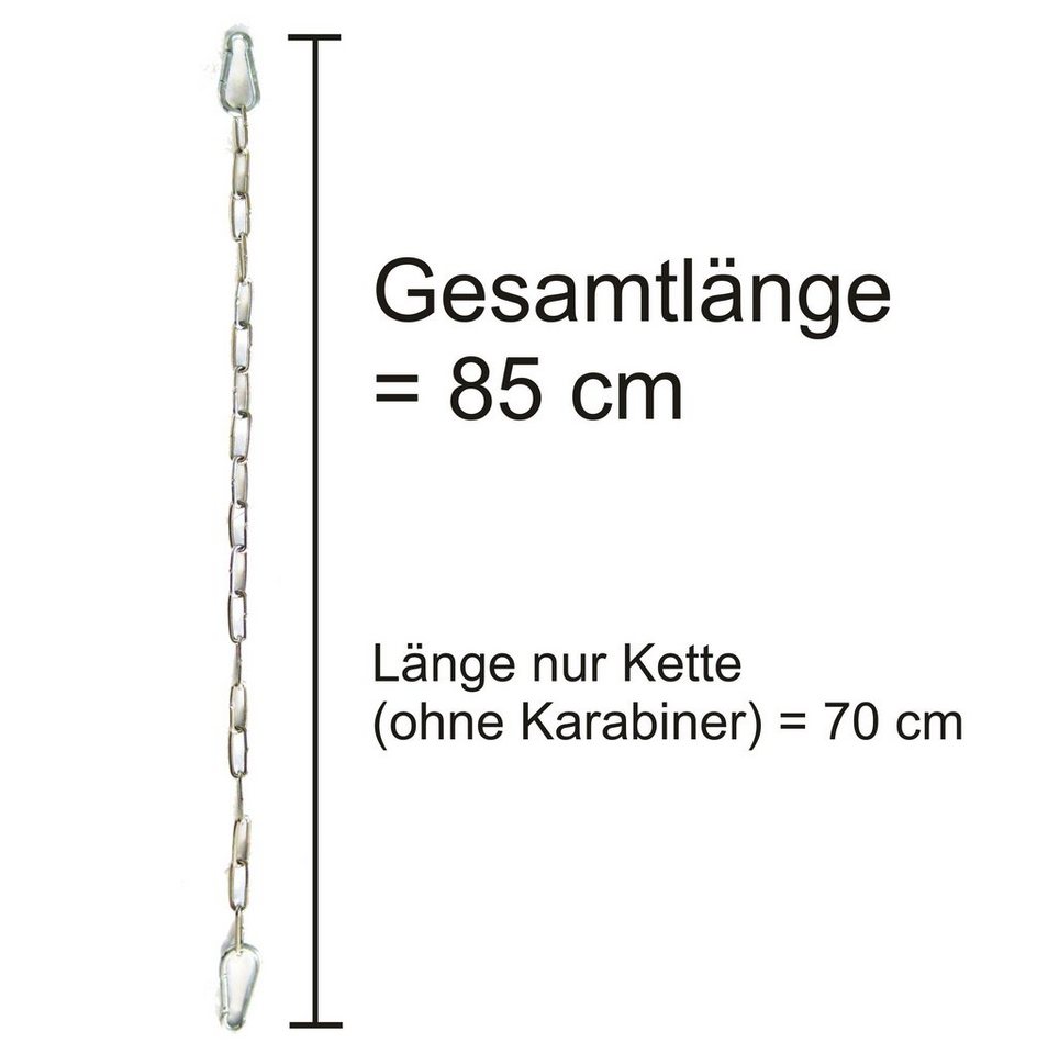 BAY-Sports Boxsackhalterung 85 cm Sandsack Aufhängung Verlängerung Kette Boxsack