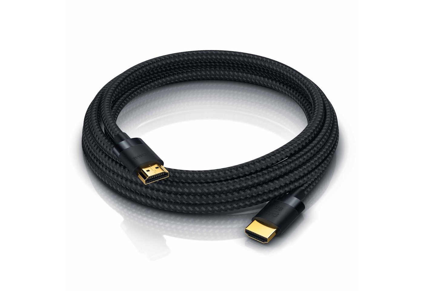Primewire 8K @ 120Hz / 4K @ 240Hz DSC, Ultra High Speed, Nylonummantelung, 3m HDMI-Kabel, 2.1, HDMI Typ A (300 cm), 48 Gbit/s Bandbreite, eARC, CEC, HDCP, für Gaming, Streaming, Heimkino