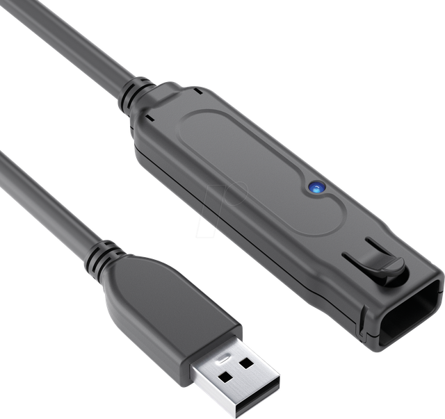 PURE DS3100-050 - Aktives USB 5 Gb/s-Kabel, A-Stecker > A-Buchse, 5 m