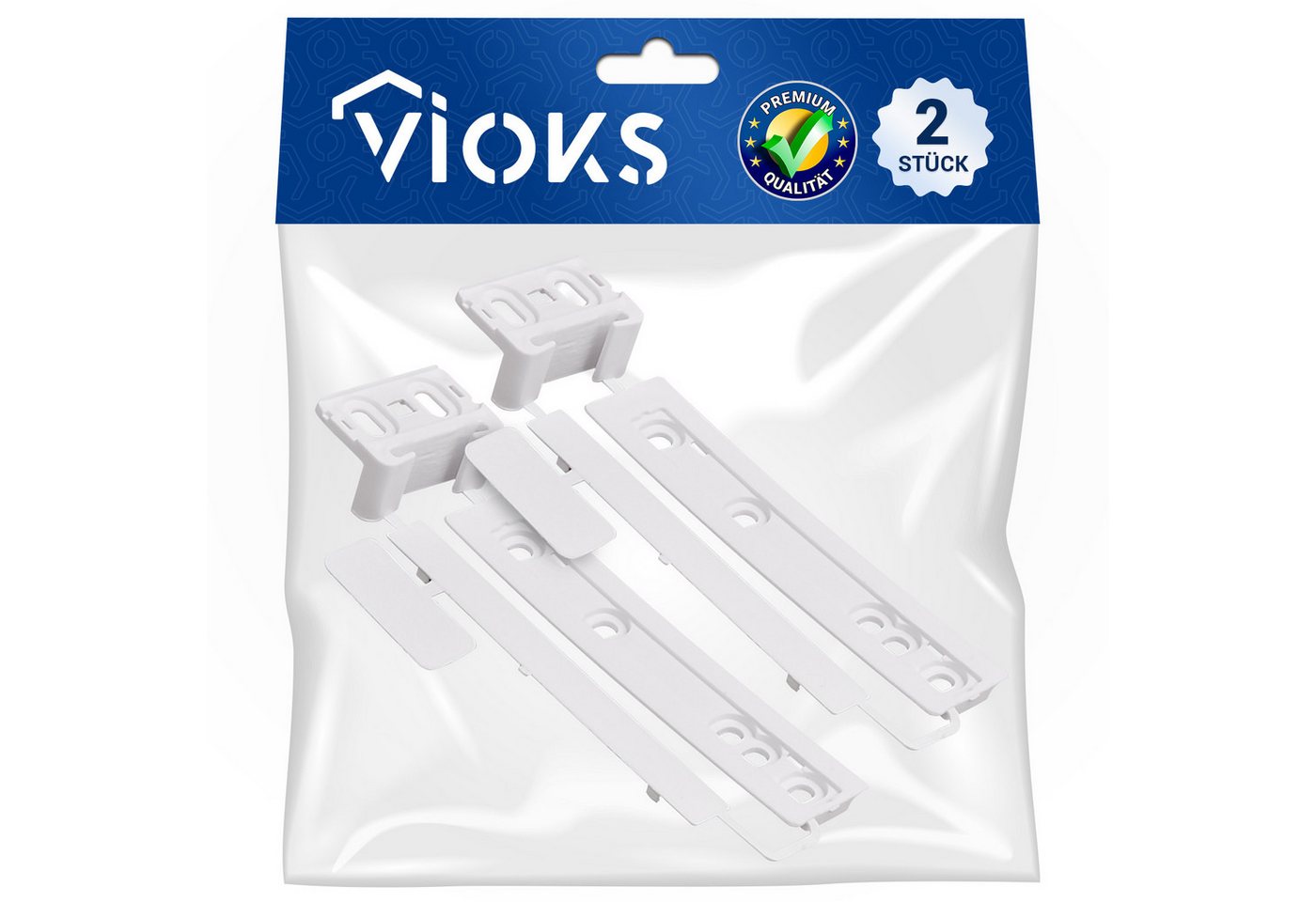 VIOKS Montagezubehör Kühlschrank Türmontageset Ersatz für AEG 223034904/1 (2 St), für Schlepptür Kühlschrank Gefrierschrank Bild 5