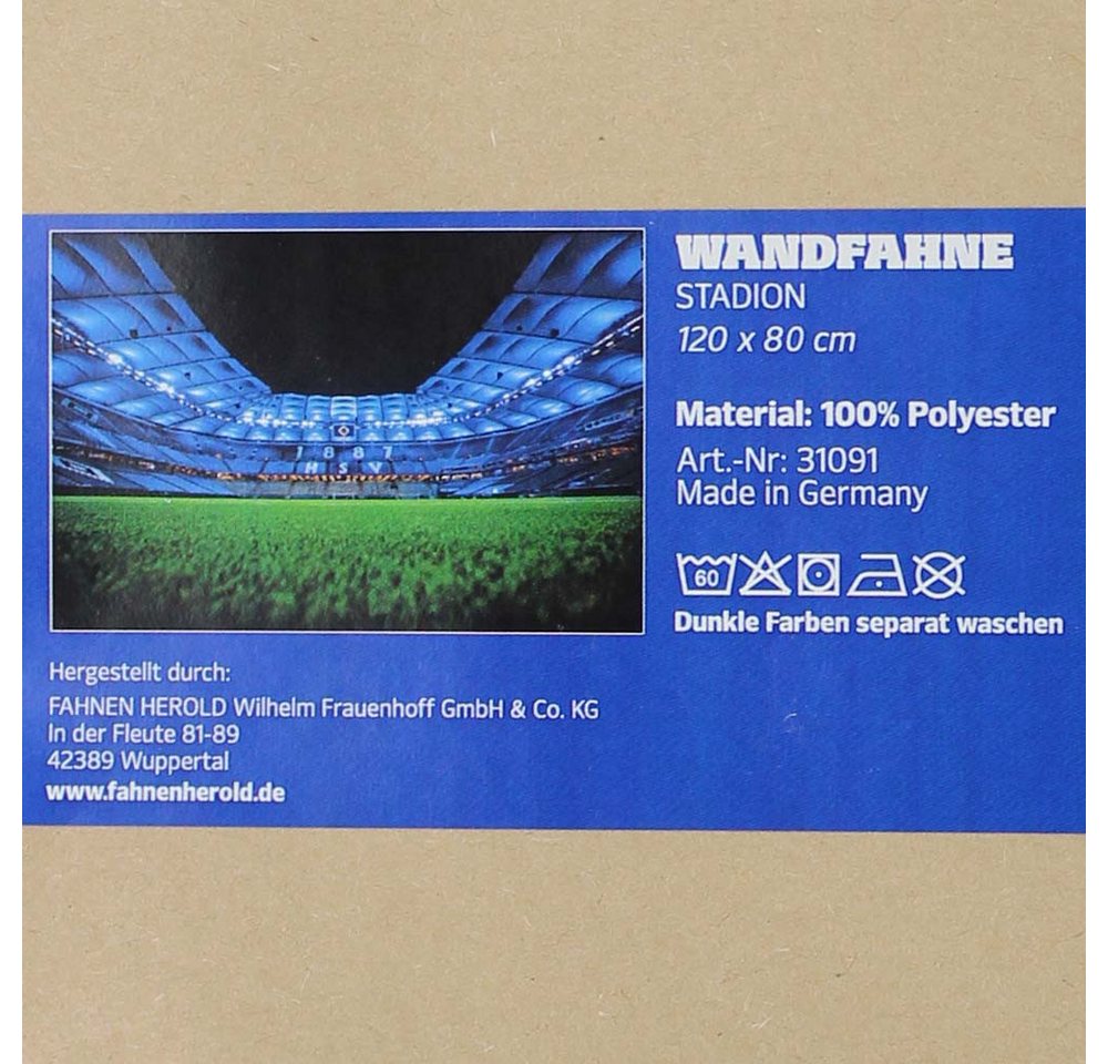 HSV Fahne HSV Wandfahne Stadion 120 x 80 Bild 2