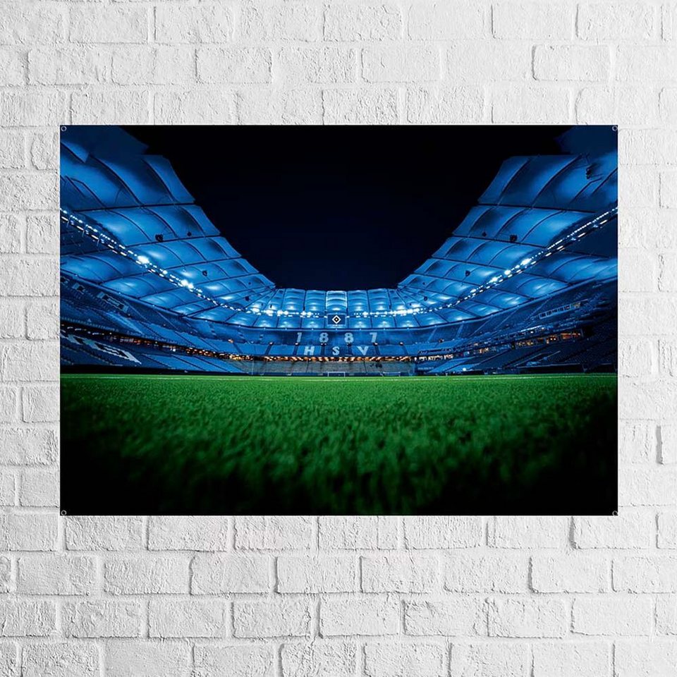 HSV Fahne HSV Wandfahne Stadion 120 x 80 Bild 4