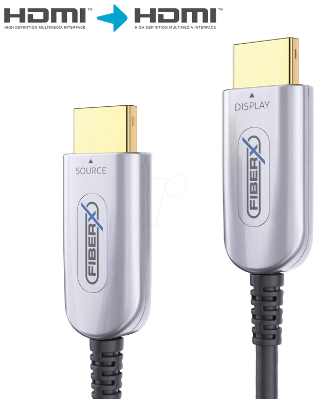 PURE FX-I350-015 - FiberX Serie - HDMI 4K Glasfaser Kabel - 15 m