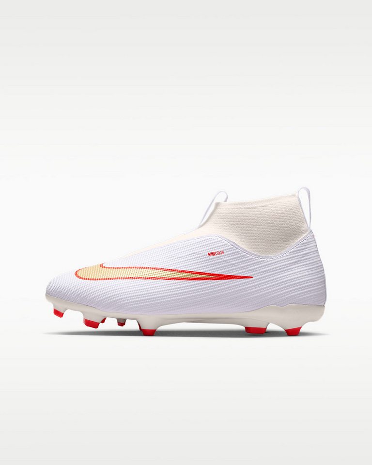 Nike Jr. Mercurial Superfly 11 Academy Fußballschuh Außensohle für Rasen und Kunstrasen, speziell für feste Böden