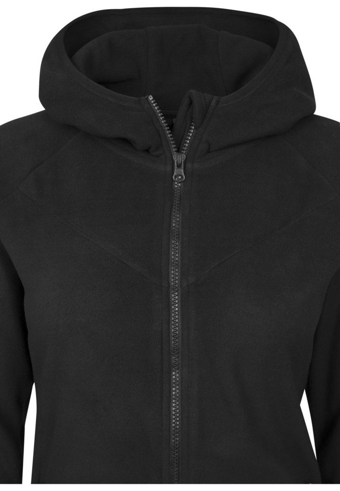 URBAN CLASSICS Funktions-Kapuzensweatjacke Urban Classics Ladies Polar Fleece Zip Hoody Bild 4