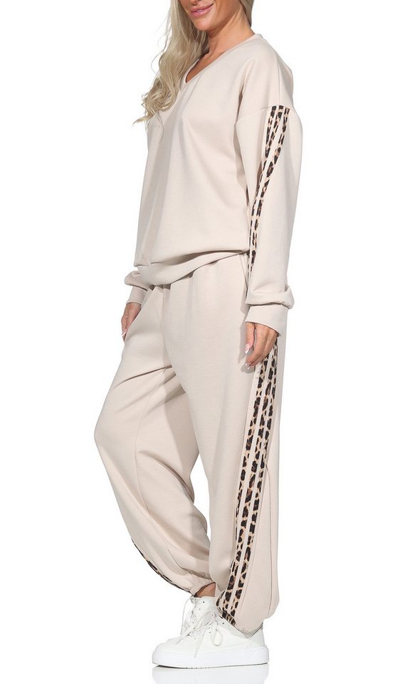 simaranda Jogginganzug Damen Jogginganzug 109 36-42 Beige Bild 3