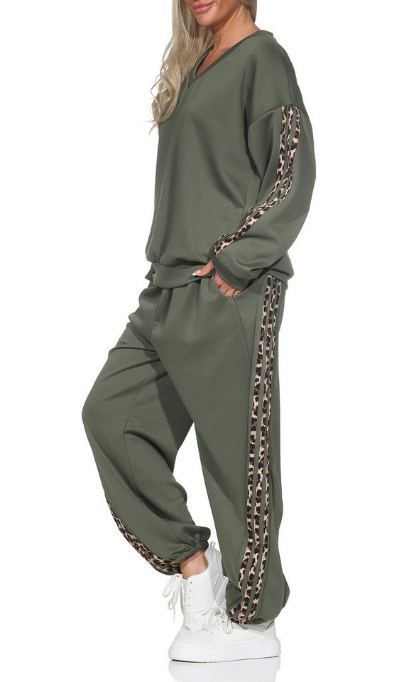 simaranda Jogginganzug Damen Jogginganzug 109 36-42 Olive Bild 2