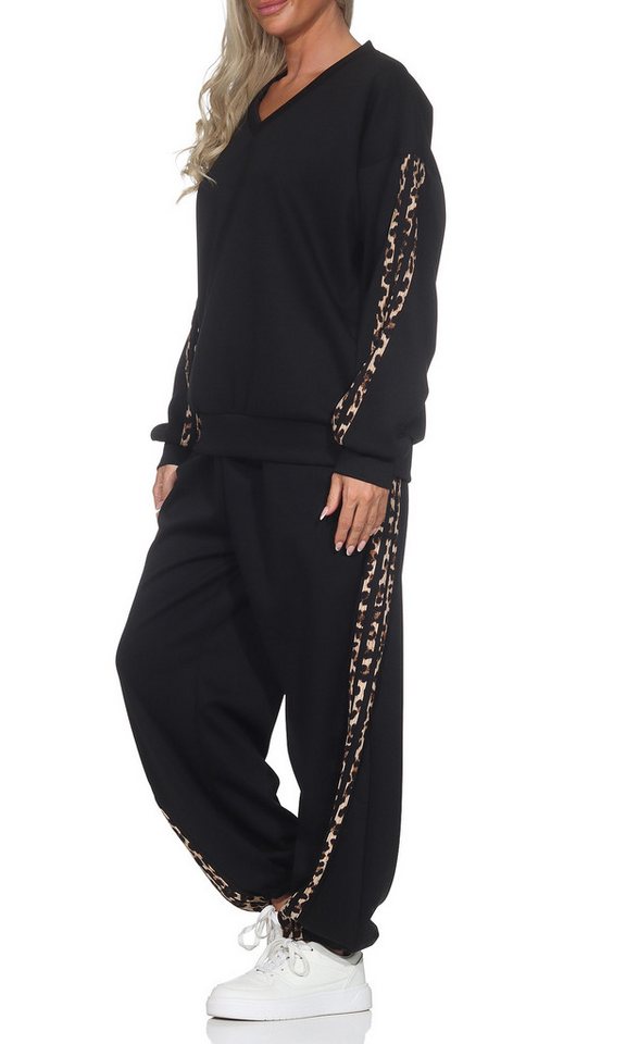 simaranda Jogginganzug Damen Jogginganzug 109 36-42 Schwarz Bild 5