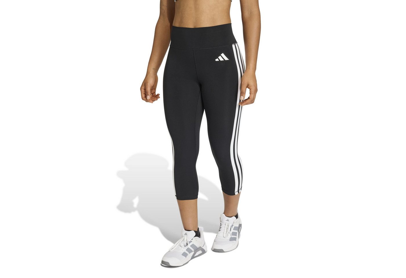adidas Performance Funktionsleggings OPT ES 3S 3/4 L BLACK/WHITE Bild 4