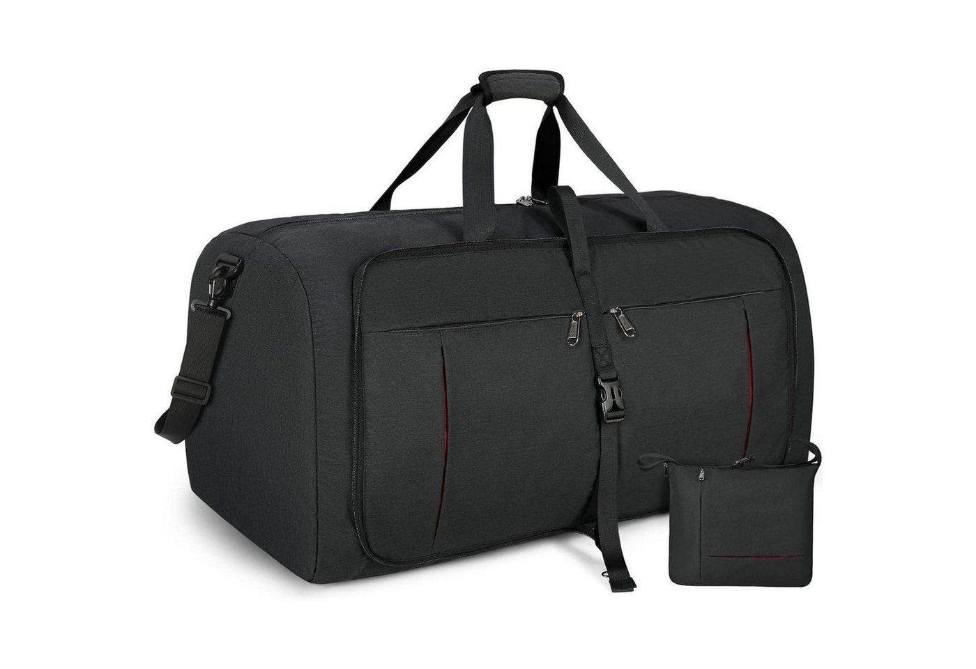 LuxusKollektion Reisetasche Faltbare Reisetasche 80L Sporttasche Damen Herren mit Schuhfach Bild 4