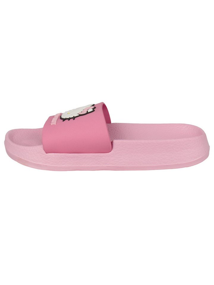 United Labels® Hello Kitty Badelatschen Badeschlappen Badesandalen Schlappen Badesandale