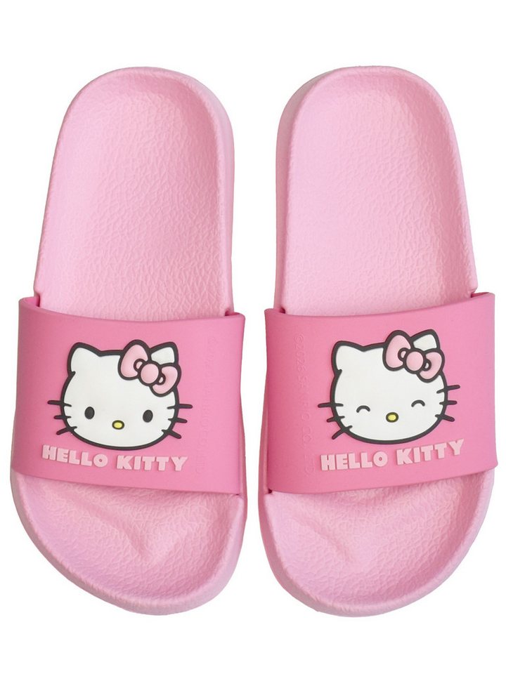 United Labels® Hello Kitty Badelatschen Badeschlappen Badesandalen Schlappen Badesandale Bild 2