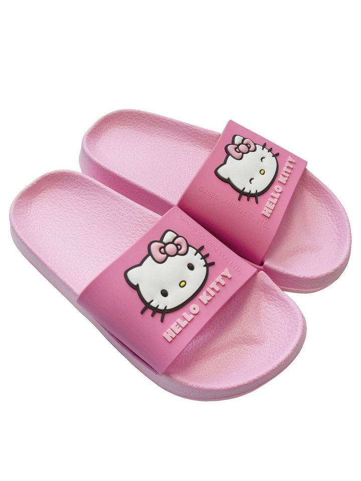United Labels® Hello Kitty Badelatschen Badeschlappen Badesandalen Schlappen Badesandale Bild 5