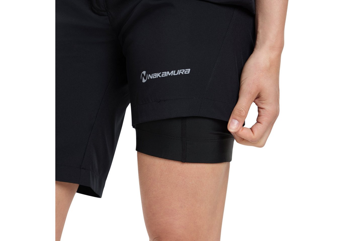 NAKAMURA Fahrradhose Da.-Fahrrad-Hose Itania III wms BLACK NIGHT Bild 2