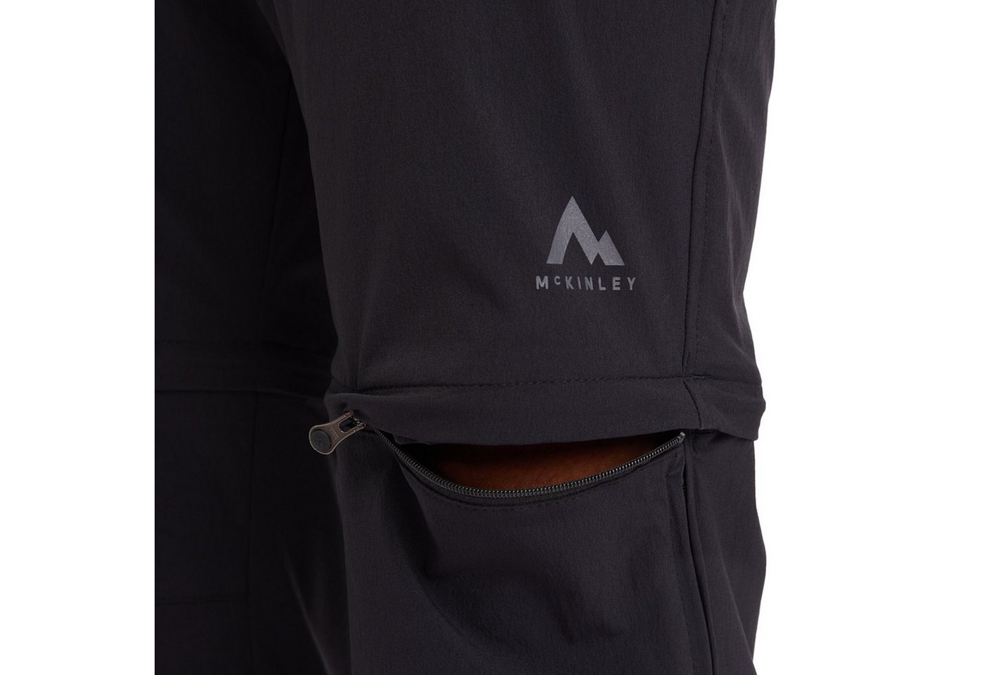 McKINLEY Outdoorhose He.-Abzipphose Malloy II M BLACK NIGHT