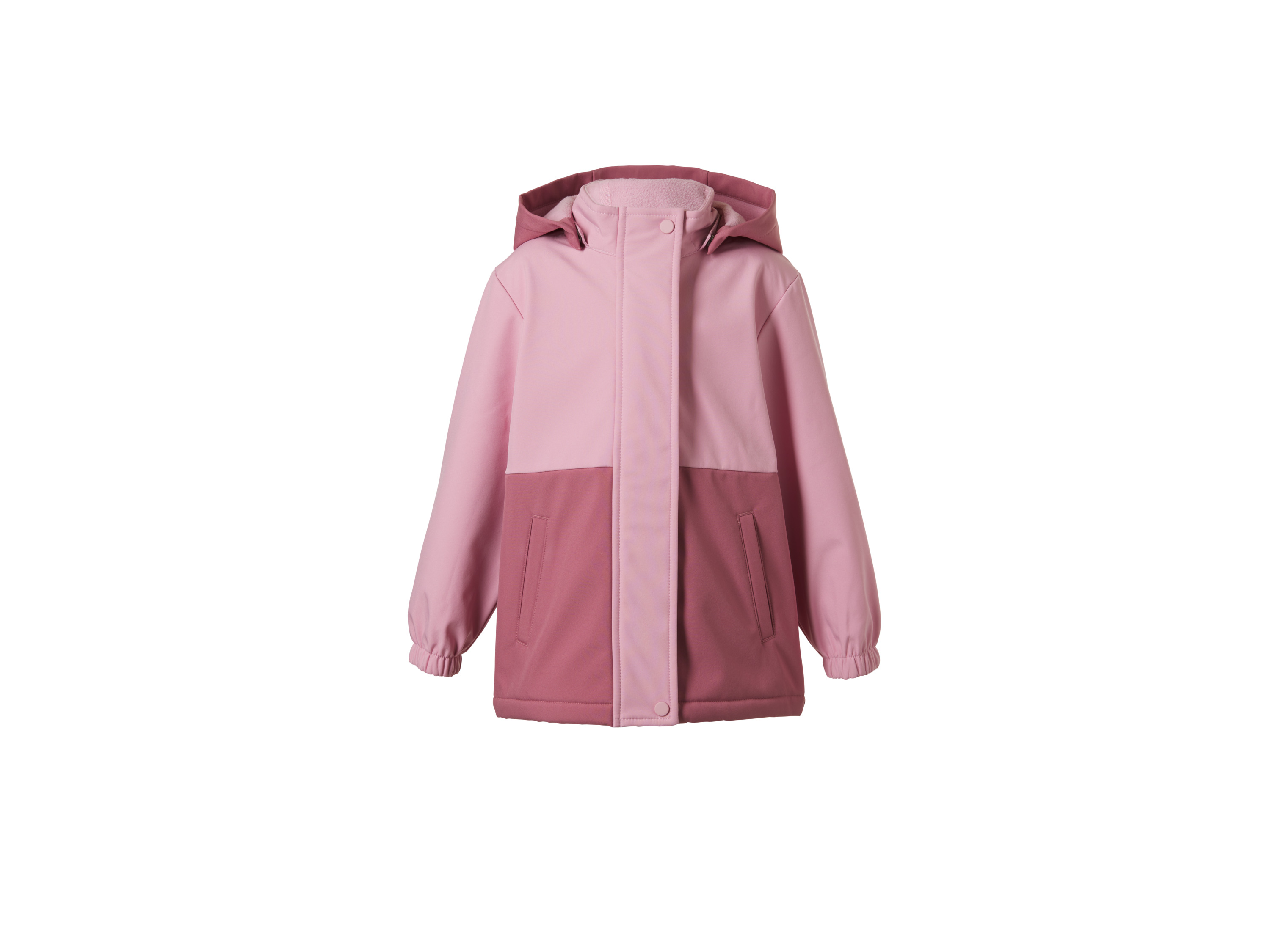 LUPILU® Kinder Softshelljacke mit Farbwechsel bei Regen (Rosa, 110/116)