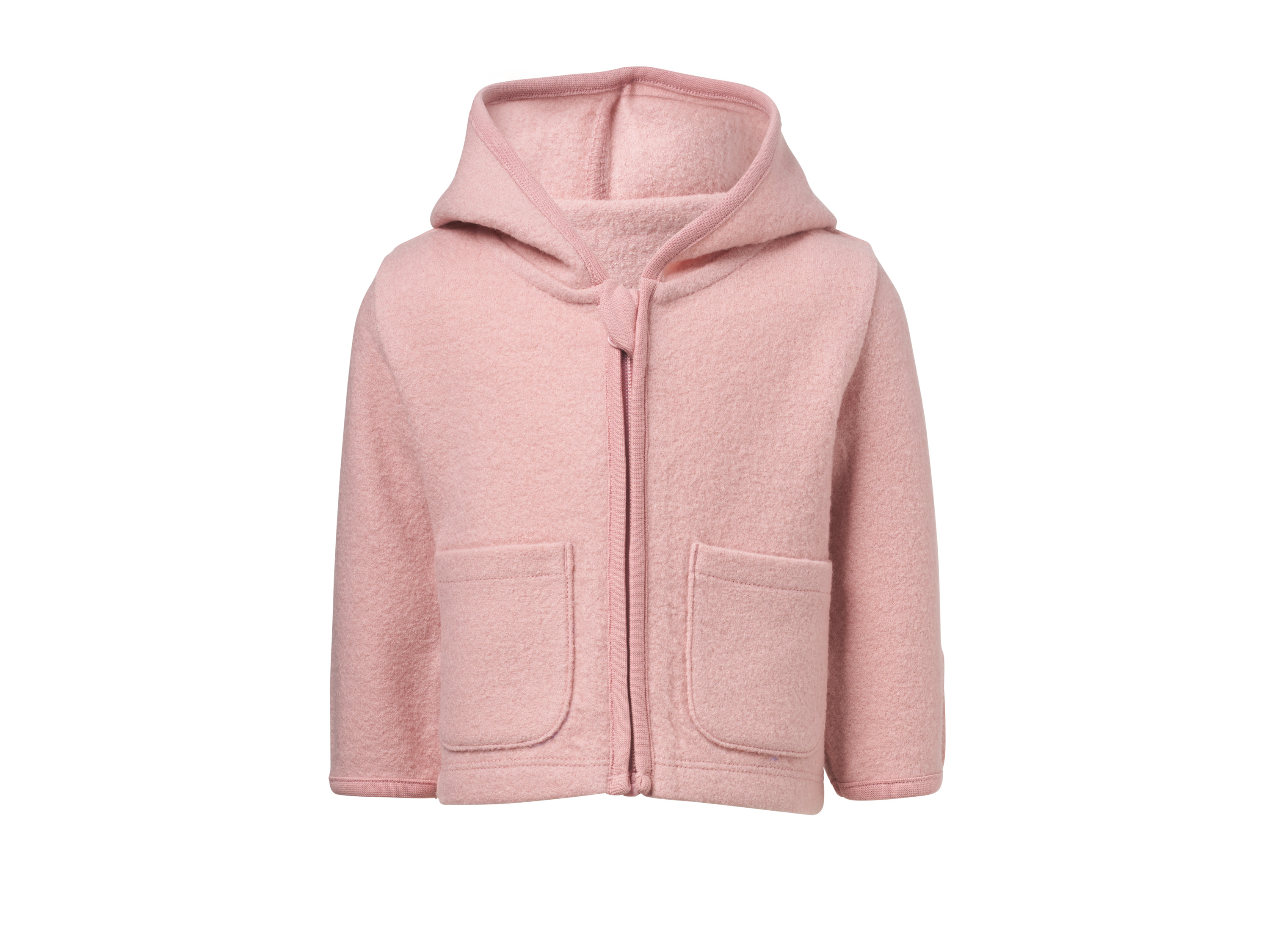 LUPILU® Premium Baby Wollwalk-Jacke (Rosa, 86/92) Bild 2