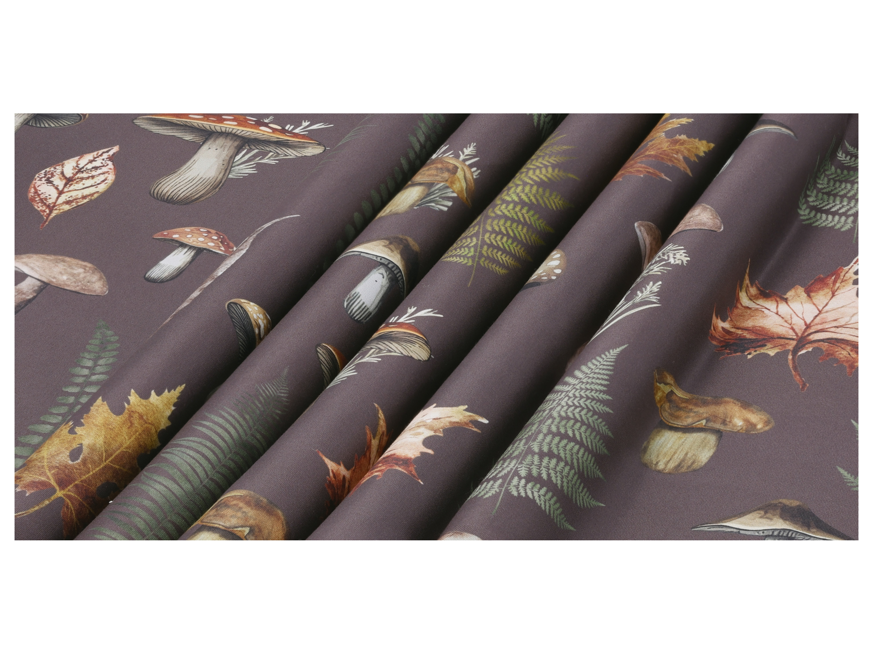 LIVARNO® Mikrofaser-Satin-Bettwäsche, 135 x 200 cm (Pilze)